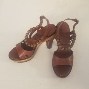 UGG Wooden Boho Platform Heel Ombre Naima Sandal